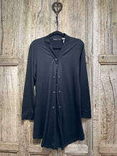 Preloved FOIL Black Cardigan with Double Buttons