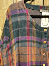 Preloved SAHARA Pink and Blue Tartan Shirt