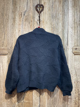 Preloved TOAST Navy Chunky Cardigan
