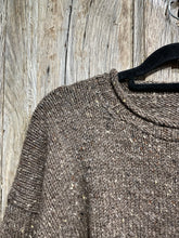 Handknits by ME Brown Crop Wool Jumper
