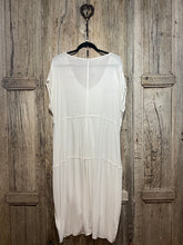 Preloved Purple Privatsachen White Viscose Sleeveless Dress
