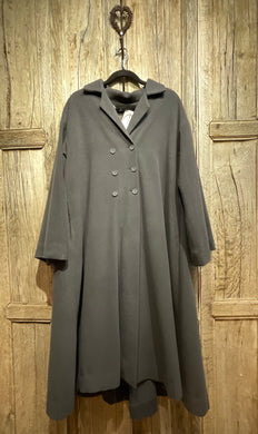 Preloved LES FILLES D’AILLEURS Grey Wool Coat