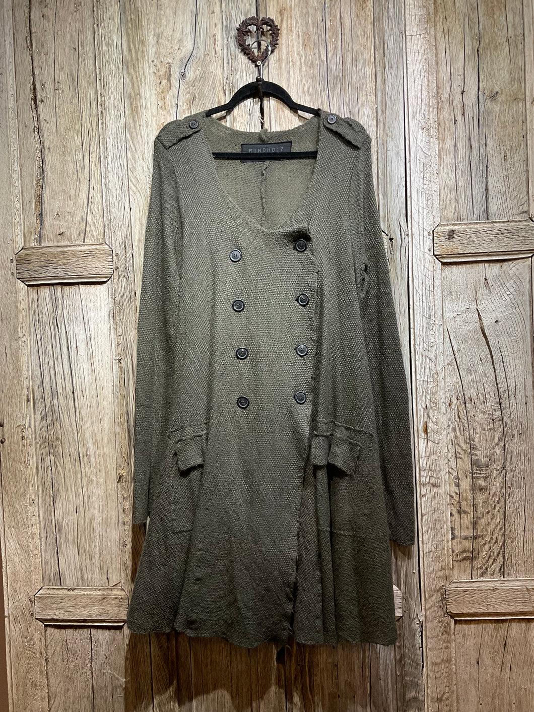 Preloved RUNDHOLZ DIP Khaki Wool and Cashmere Jacket
