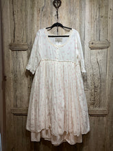 Preloved Les Ours Floral Dress With Pinkspot Underskirt