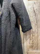 Preloved MADE IN ITALY Black Teddy Bear Coat