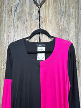 Preloved Ralston Black & Pink Dress