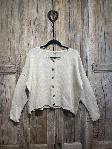 Handknits by Me Recycled Denim Slouchy Cardigan