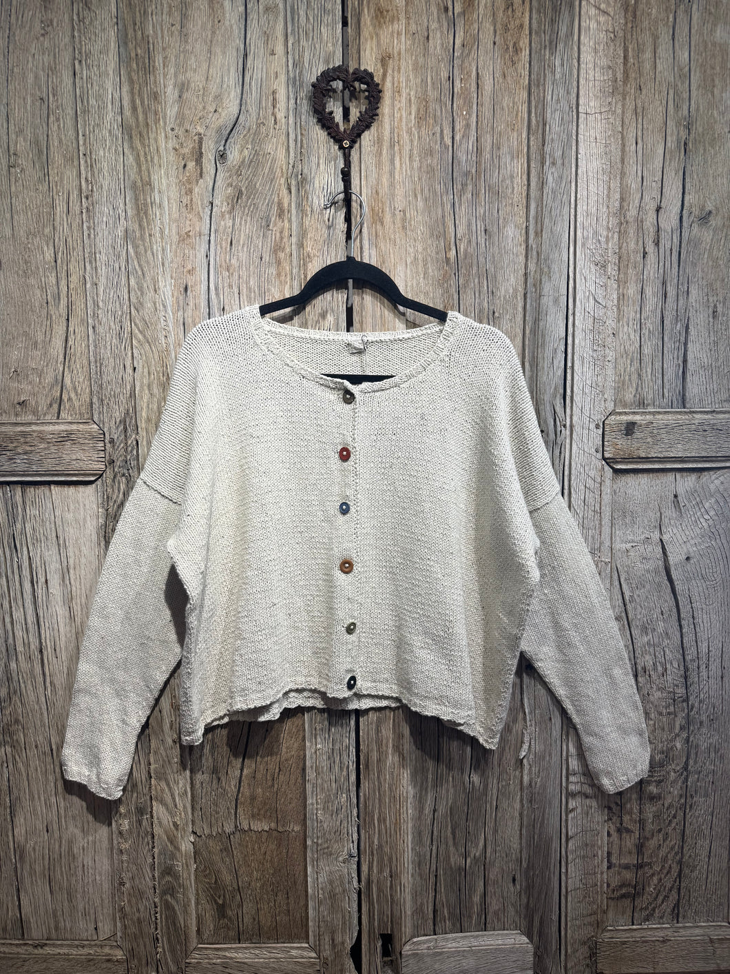 Handknits by Me Recycled Denim Slouchy Cardigan
