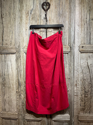 Preloved RUNDHOLZ Red Techno Skirt