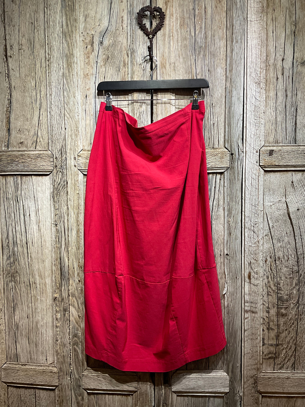 Preloved RUNDHOLZ Red Techno Skirt