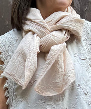 Les Ours Pauline Stripe Rose Scarf SS26