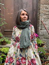 Ewa I Walla Judy Forest Green Scarf 77620 AW25
