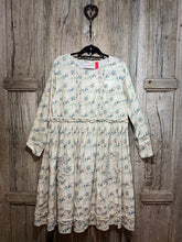 Preloved Ewa I Walla Green Floral Print Cotton Dress