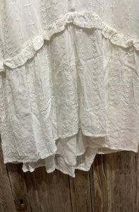 Preloved ANTHROPOLOGIE, White Cotton Dress