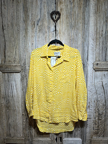 Preloved Essentiel Antwerp Yellow Cotton Shirt