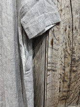 Preloved Mes Soeurs et Moi Grey Linen Stripe Dress