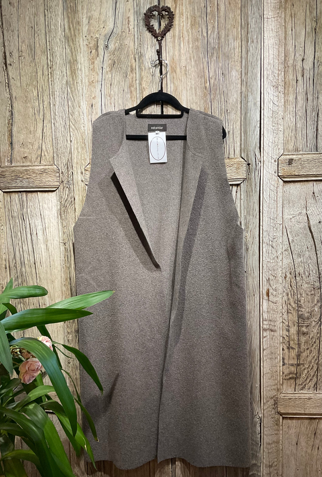 Preloved ESKANDER Grey Edge-to-Edge Jacket