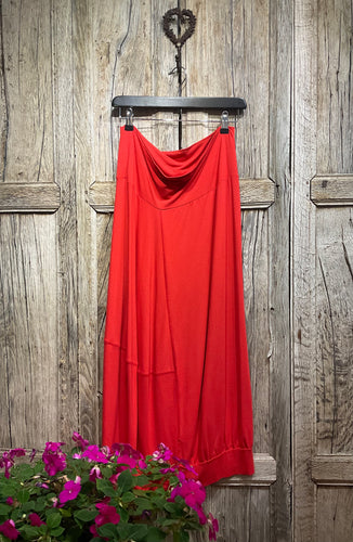 Preloved OSKA Red Stretch Skirt