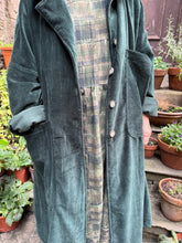 JLS Forest Green Velvet Coat D49F