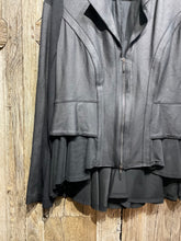 Preloved LAUREN VIDAL Zip-Up Black Jacket