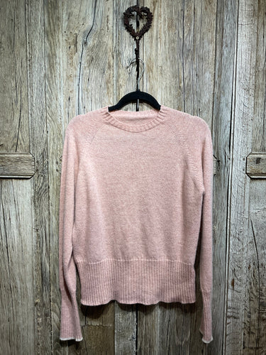Preloved Sale Brora, Pink Cashmere Jumper