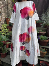 Khara Kapas Velvet Cream Poppy Dress