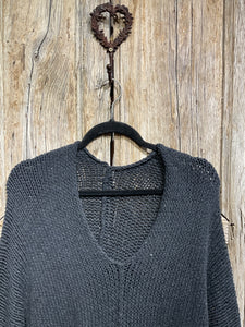 Preloved STUDIO B3 Black Cotton Knit Top