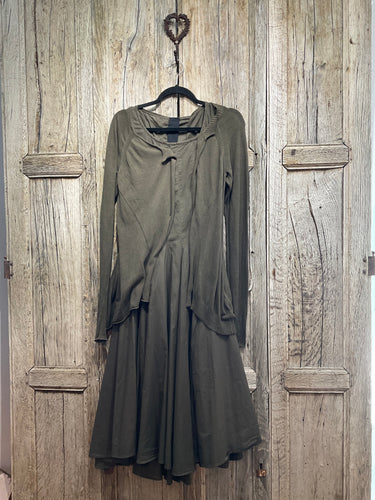 Preloved RUNDHOLZ, Khaki Green Dress