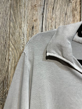 Preloved ISCHIKO Grey Sweatshirt with Collar