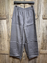 LUUKAA Anthracite Linen Trousers 25Y222 SS25