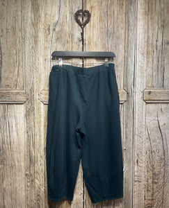 Preloved KEDZIOREK Teal Jersey Crop Trousers