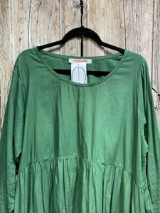 Preloved Privatsachen Green Cotton Smock Top