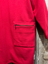 Preloved Pret Pour Partir Red Wool Mix Coat