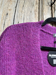 Alembika Purple Knit Sweater AS726P AW24