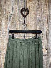 Preloved PAMLE, Green Chiffon Skirt