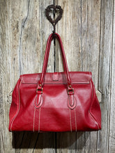 Preloved Red Leather Bag