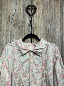Preloved Magnolia Pearl Dandelion Blockprint Tora Shirt 1123