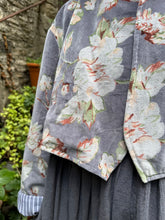 JLS Reversible Floral Velvet Coat D63