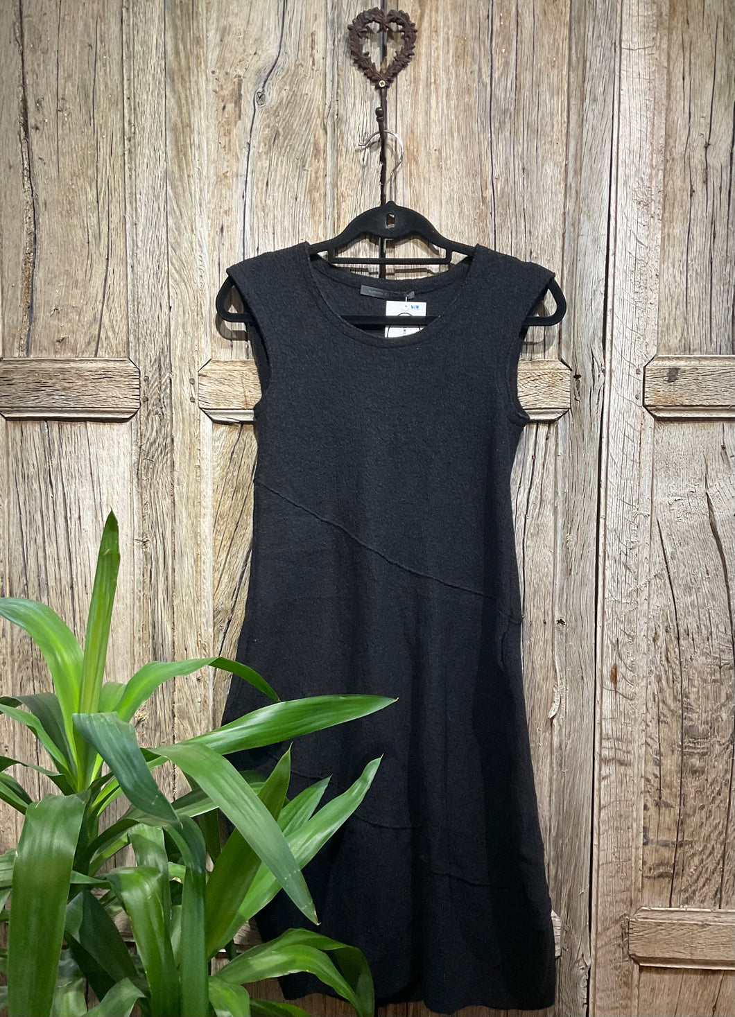 Preloved ELEMENTE CLEMENTE Black Virgin Wool Tunic/Dress