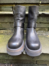 Lofina Vacchetta Nero Leather Boots 8525