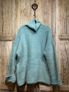 Preloved Blue Wool Mix Jumper