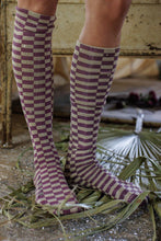 Magnolia Pearl Bishop Checkered Over-the-Knee Socks 173