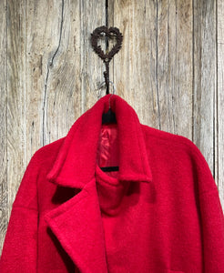 Preloved MODISSIMA Cherry Red Soft Coat