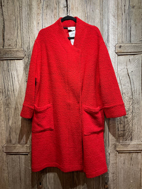 Preloved SAHARA Red Wool Coat