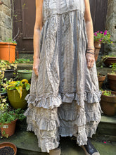 JLS Antique Grey Lace & Embroidery Cotton Sun Dress 1102