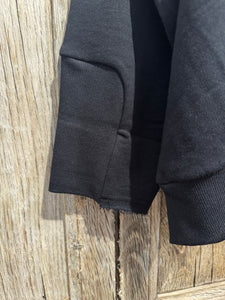 Plü Black Wide Short Sweater One Size 2105 AW25