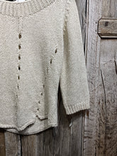 Preloved Max Mara Cream Cotton Knit Jumper