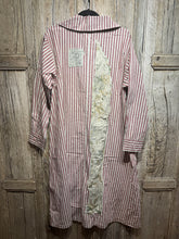 JLS Button Up Long Duster Dress Coat D30