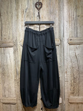 Preloved Black Jersey Trousers