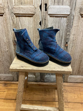 Preloved Handmade Harris Tweed Boots